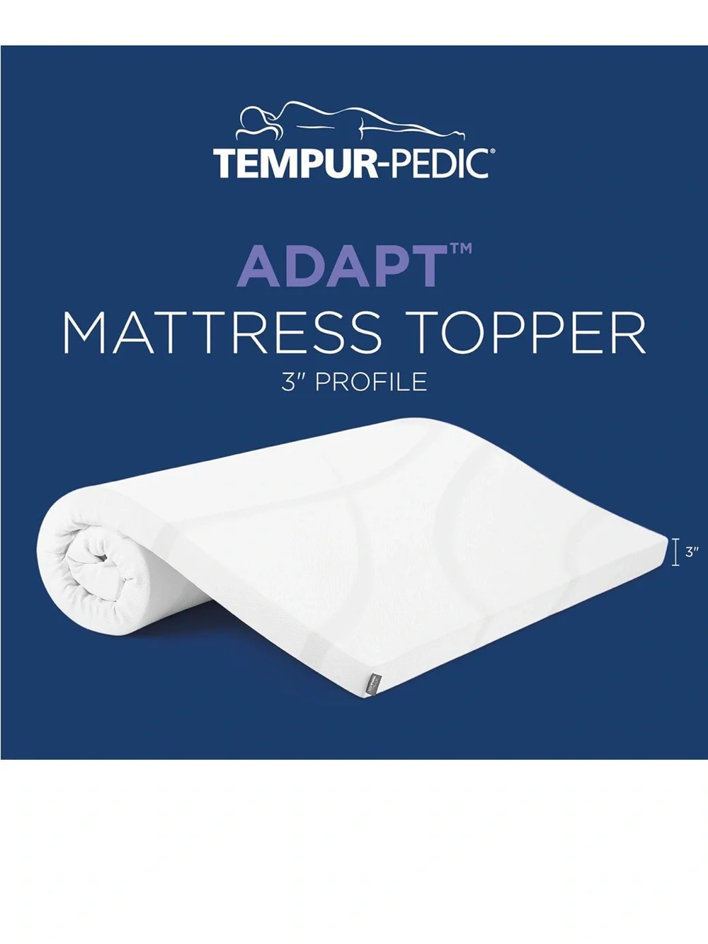 Tempur-Pedic TEMPUR Supreme Topper, Twin XL